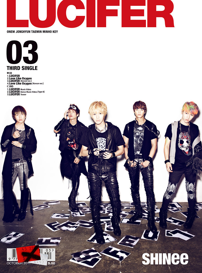 ミノ　ミンホ★SHINee　韓国盤　LUCIFER　ルシファー　CD　トレカ SHINee LUCIFER CD + DVD + [MINHO] Photocard + 68P Photo Booklet +