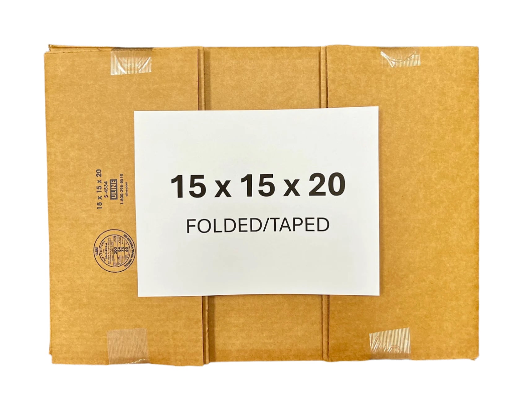 15x15x20 (200 lb) | SINGLE CARDBOARD BOX | TALL – SHIPPING by ELI