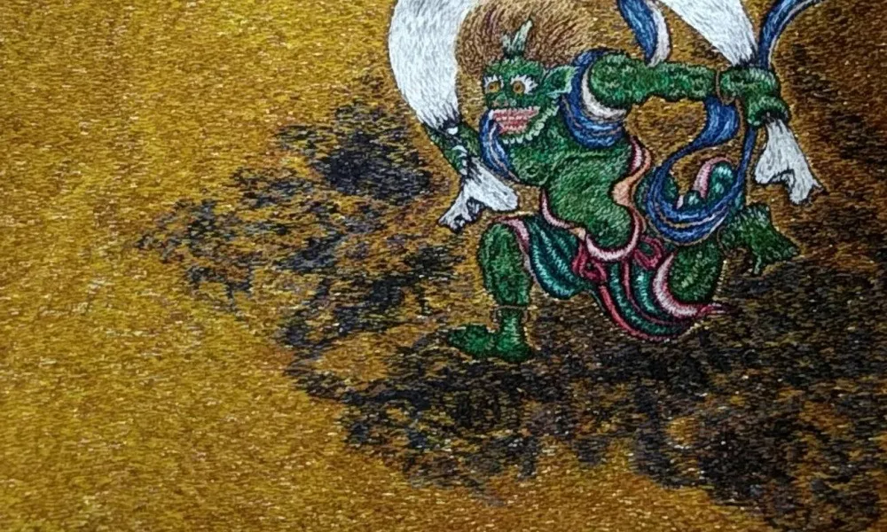 風神雷神図屏風(ふうじんらいじんずびょうぶ) | ギャラリー | 東京と