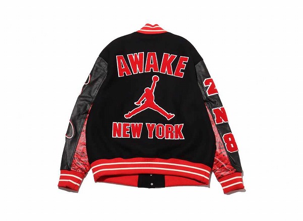 Nike JORDAN x Awake NY Varsity Jacket Black | SHOES HOUSE KUZE