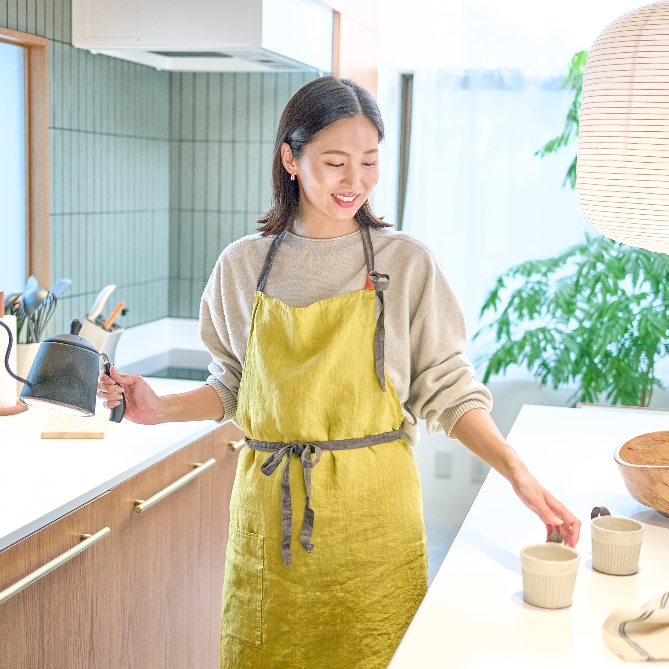 Lino e Lina ｜ 心地いいリネンのフルエプロン