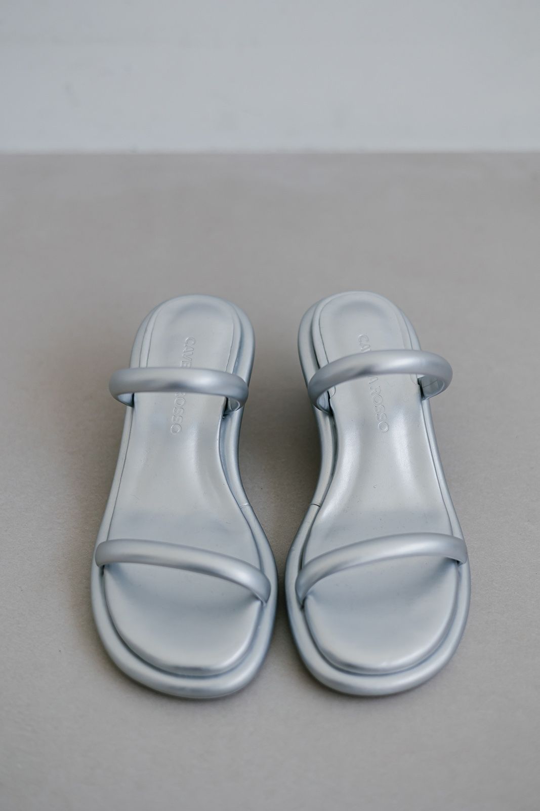 CAVEZA ROSSO - Double Strap Heeled Sandals / ダブルストラップ