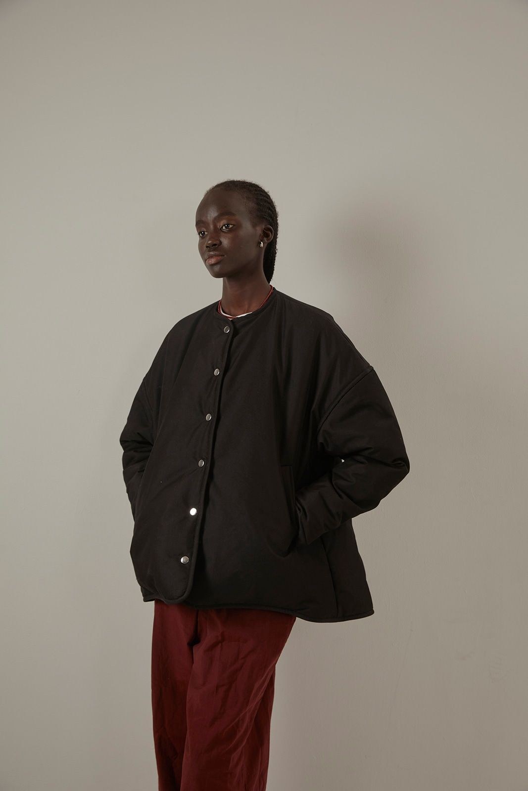 CAVEZA ROSSO - Window Cuff Tent Blouson / ウィンドウカフステント