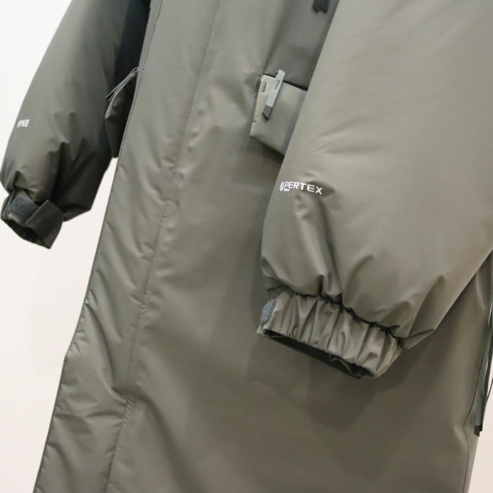 HYKE / PERTEX® HOODED PADDED MILITARY COAT – six