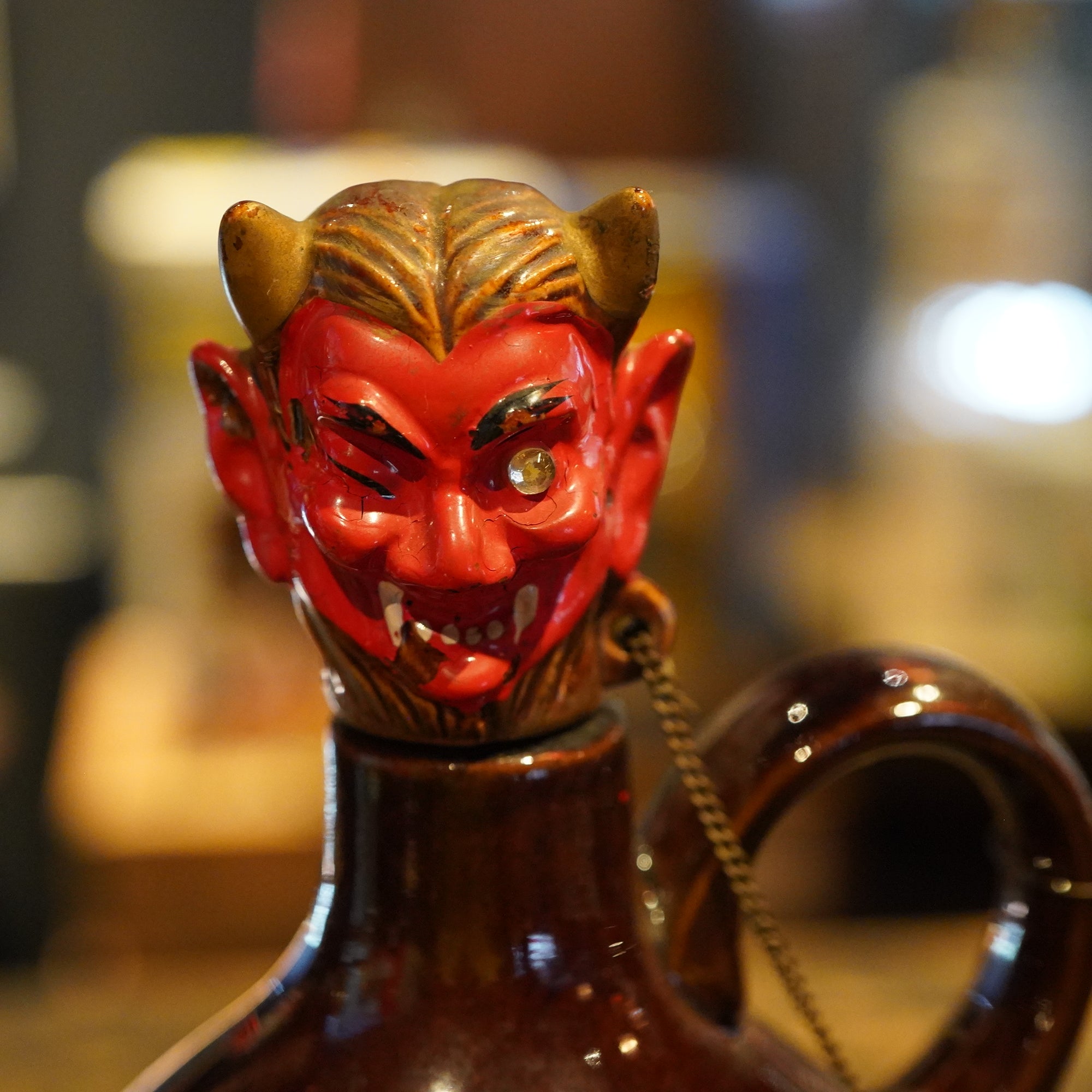 美品 50s デビル サタン 死神 ビンテージ デカンタ 美品 50s デビル