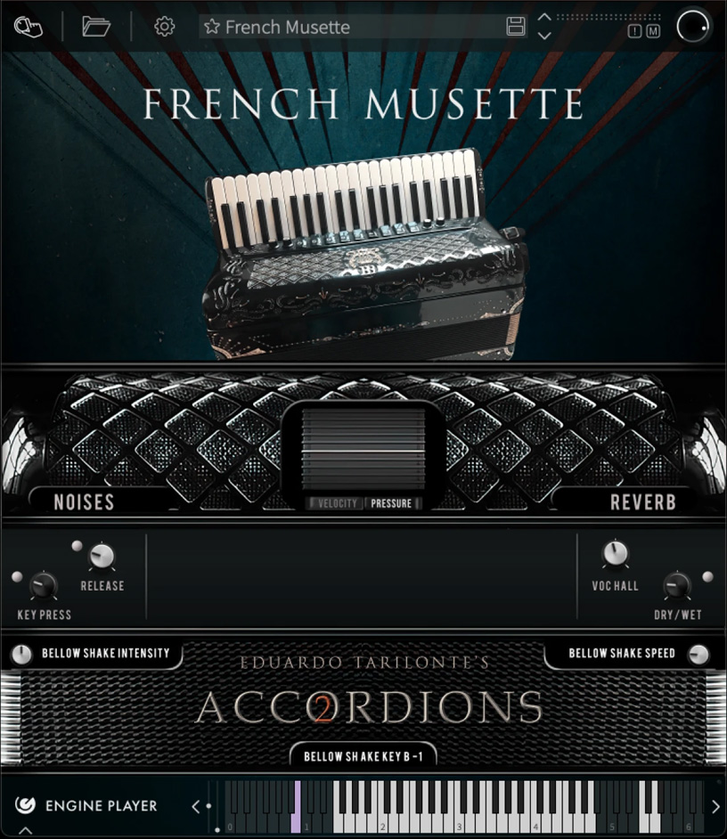 ソフト音源 「ACCORDIONS 2 - FRENCH MUSETTE」 | SONICWIRE