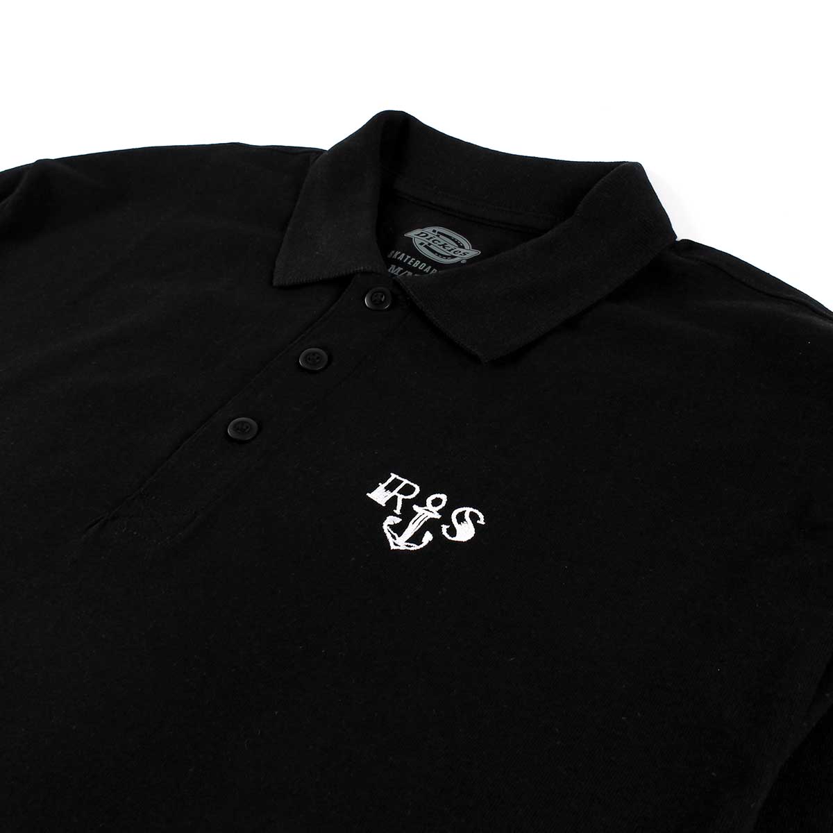 Dickies Skate Ronnie Sandoval Long Sleeve Polo Shirt - Black
