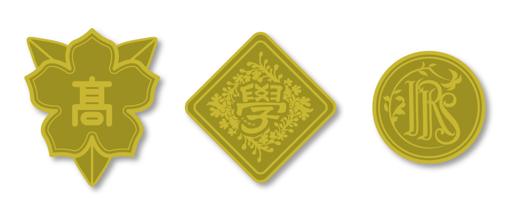 校章ピンバッジ | 創彩少女庭園オフィシャルサイト