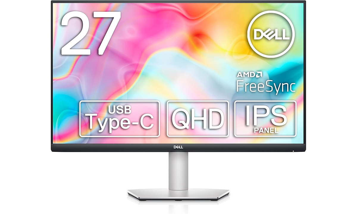 USB Type-C接続に対応したDellのWQHDモニター「S2722DC」がAmazonにて