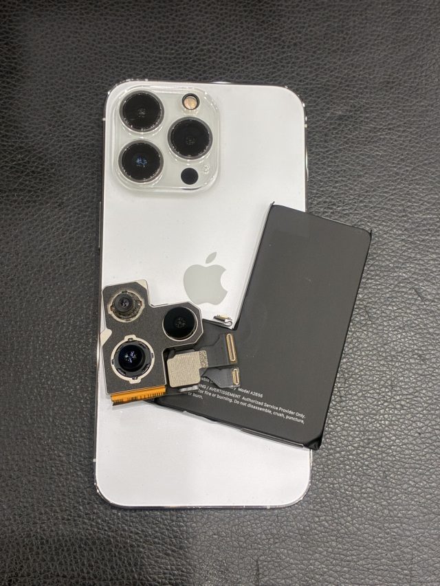 iPhone13Pro カメラガラス割れ・リアカメラ異音・バッテリー劣化