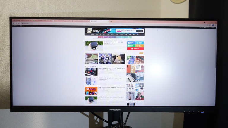 何気にBOE製。超横長21:9ワイドな「Innocn WF29-Pro」レビュー - すま
