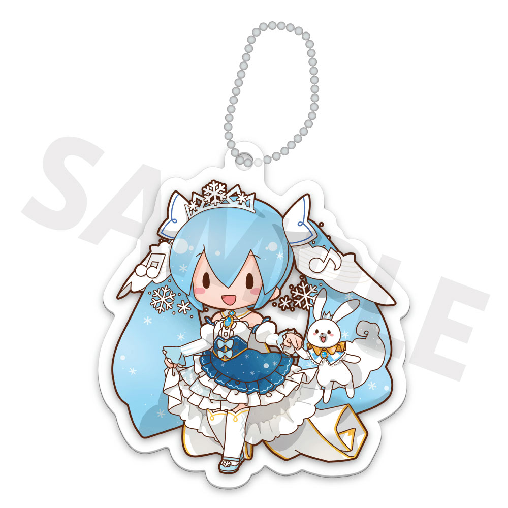 グッズ]初音ミクシリーズ アクリルキーチェーンマスコット‟SNOW MIKU
