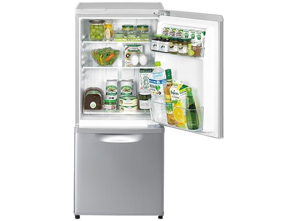 冷蔵庫 パナソニック 138L シルバー 本体色はグレー NR-B149W-Sの通販