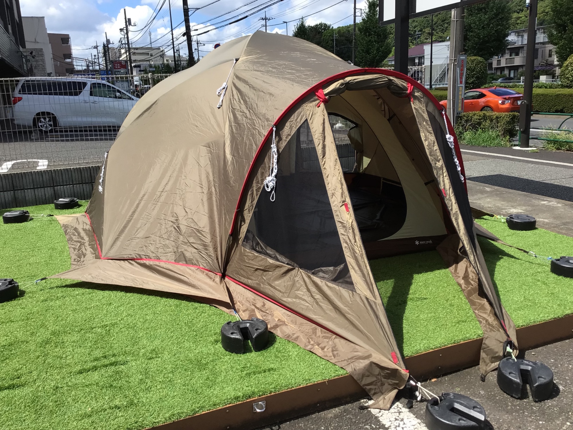 まるで球体のよう！snow peak（スノーピーク）のランドブリーズ6のご