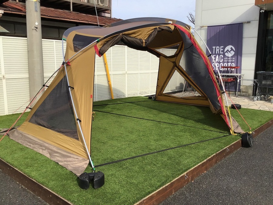 snowpeak(スノーピーク)の快適コンパクトシェルター！リビングメッシュ