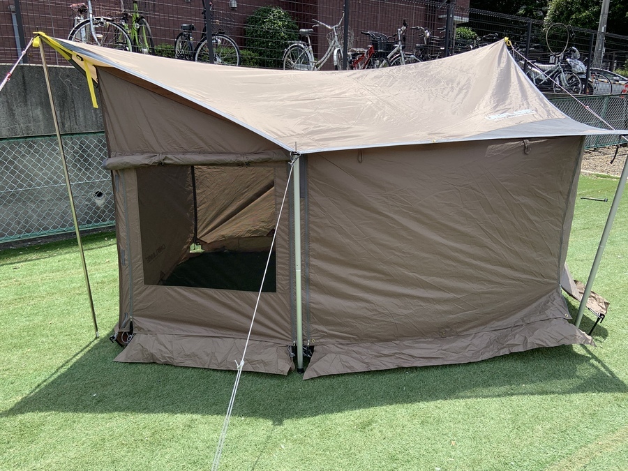 はじめてのソロキャン&タープ泊にも！REVOタープsolo&ウォールセット