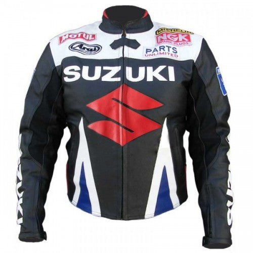 Suzuki Motul Motorcycle Leather Racing Jacket | SPEEDYSTAR