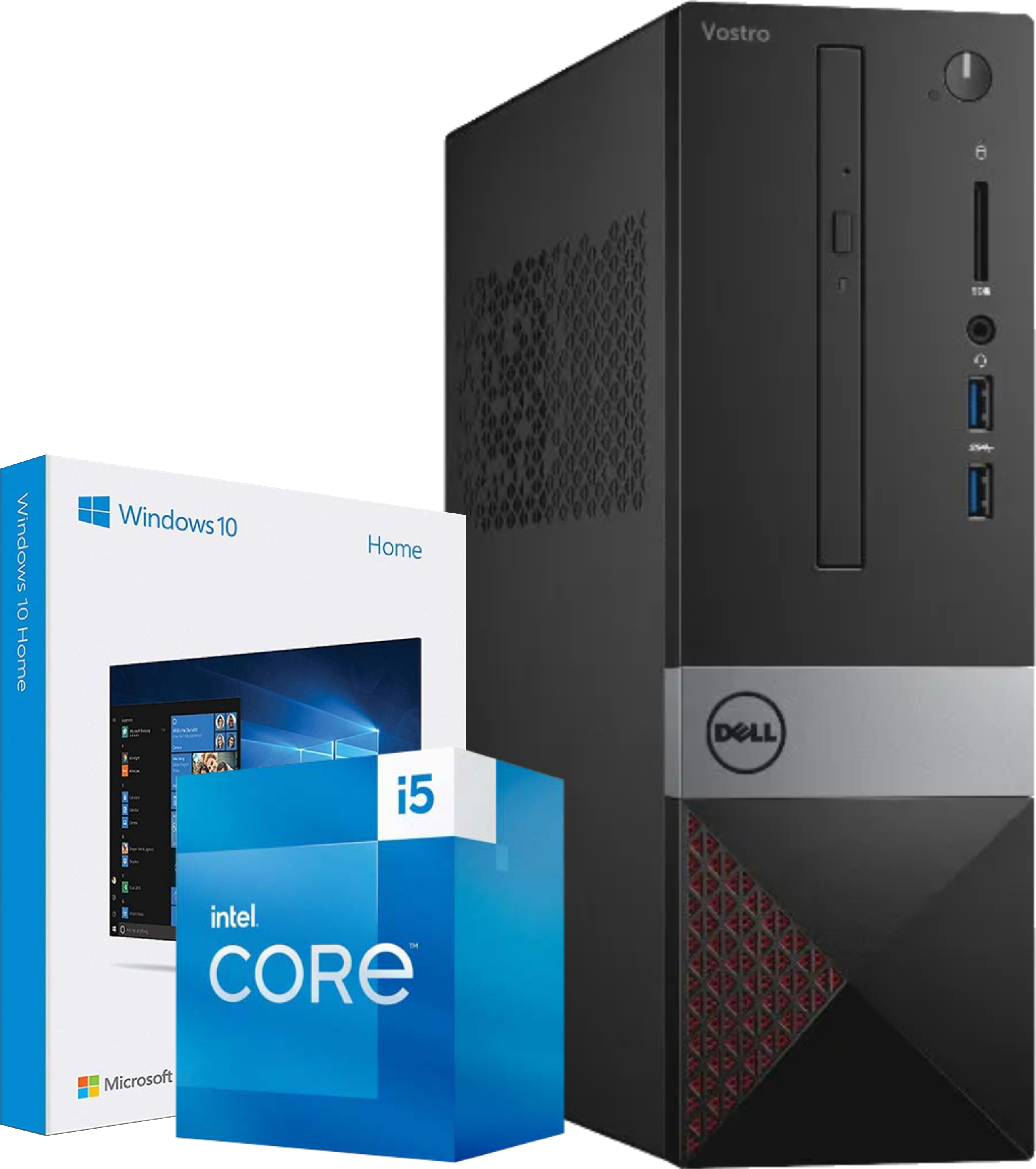 DELL Vostro 3268 SFF i5-7400 16GB DDR4 240GB SSD WiFi Win10H kl. A