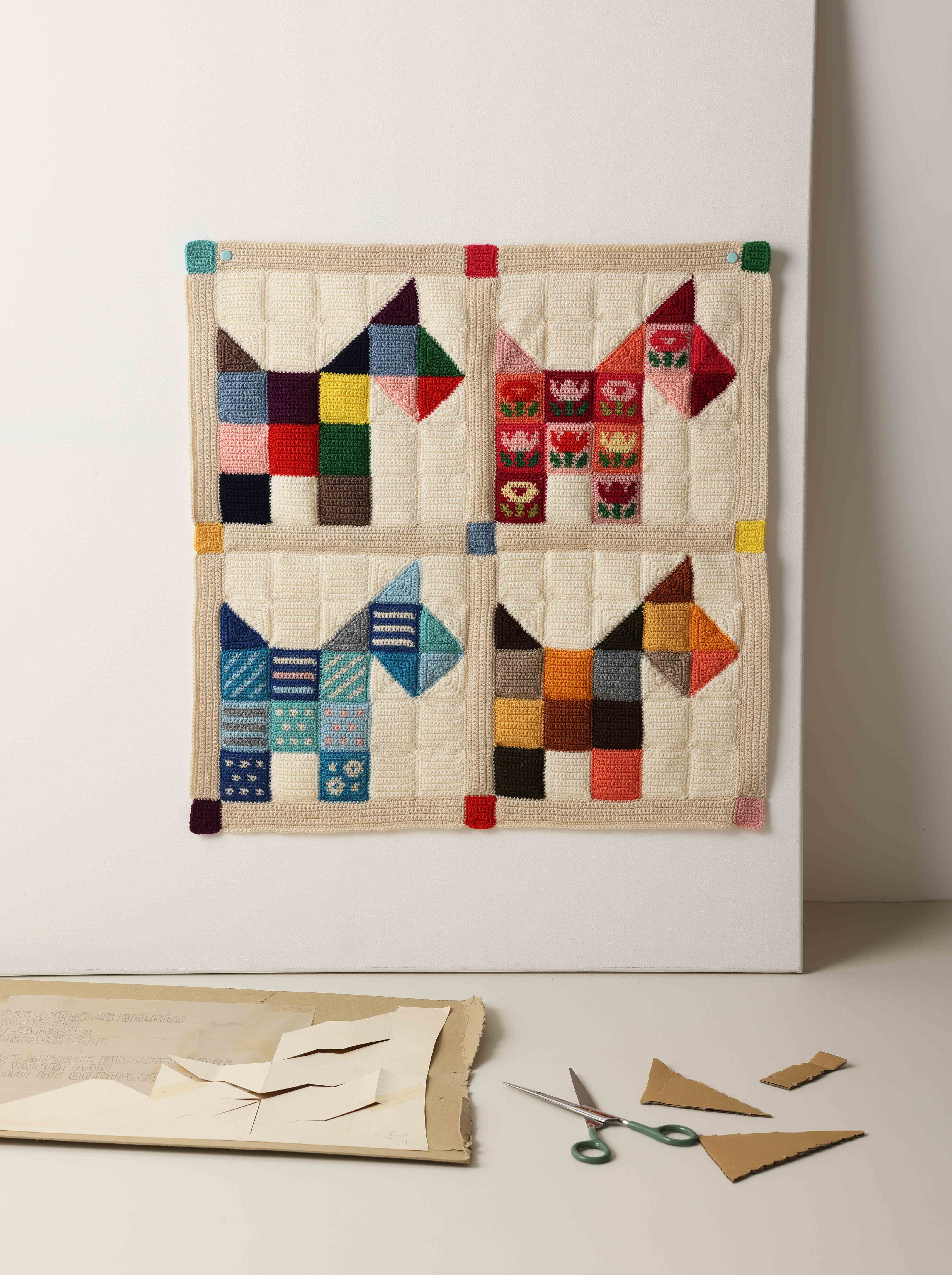 8月29日発売『図形を組み合わせて楽しむ かぎ針編みのパッチワーク