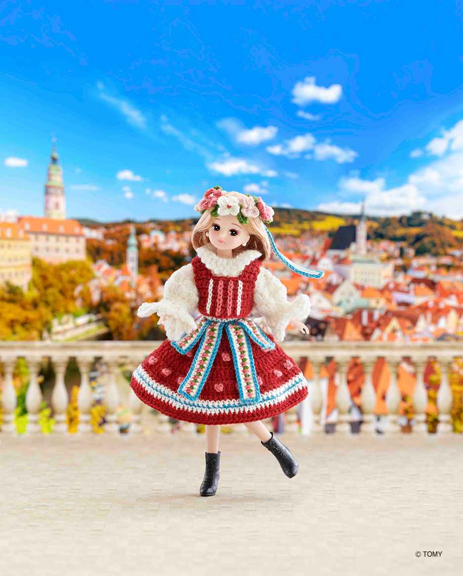 12月26日発売『かわいいかぎ針編み リカちゃんが着る世界の民族衣装