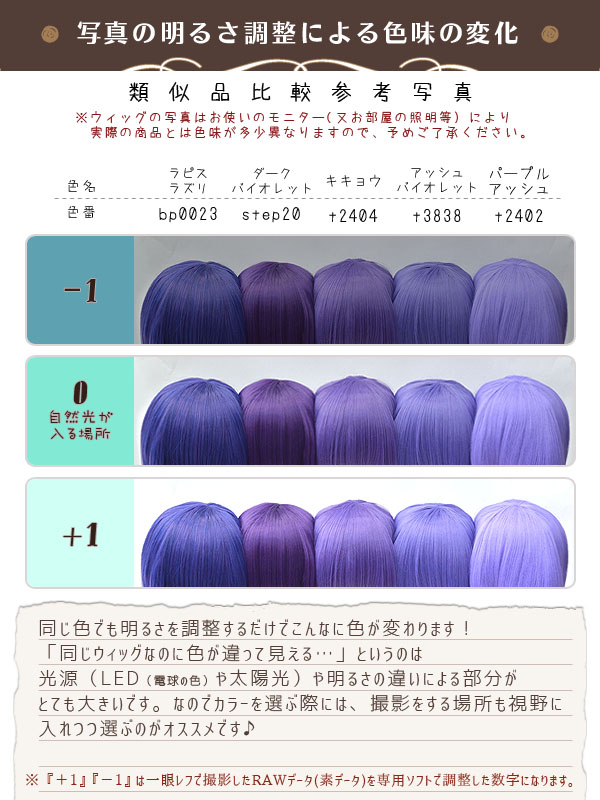 アッシュバイオレット】ロングストレート【ウィッグ】【高品質コスプレ