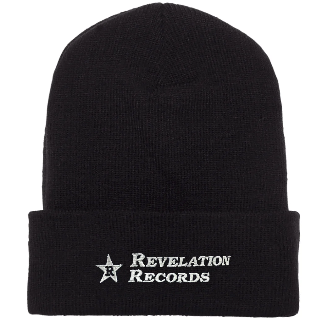 LOGO BEANIE - BLACK/REVELATION RECORDS｜PUNK｜ディスクユニオン