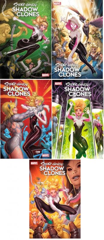 2023) Spider-Gwen Shadow Clones #1-5 Complete Set! 1 2 3 4 5