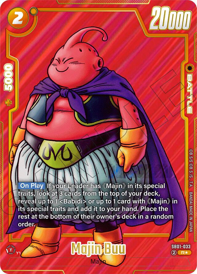 Majin Buu [Alternate Art] SB01-033 Prices | Dragon Ball Fusion