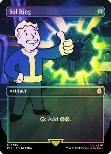 Sol Ring [Borderless Foil] #359 Prices | Magic Fallout | Magic Cards