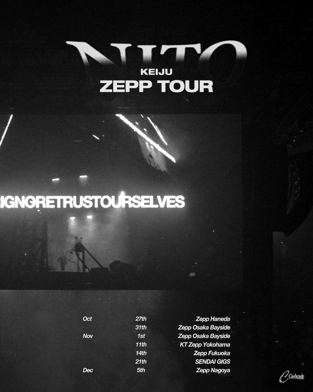 KEIJU『N.I.T.O. TOUR FINAL』ぴあアリーナMMで2days開催 初の仙台