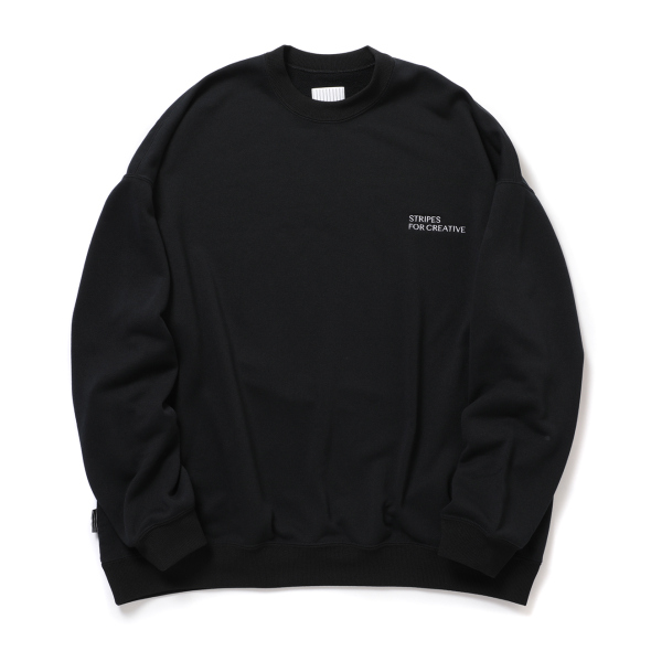 S.F.C Stripes For Creative / エスエフシー | CREW SWEAT - Black