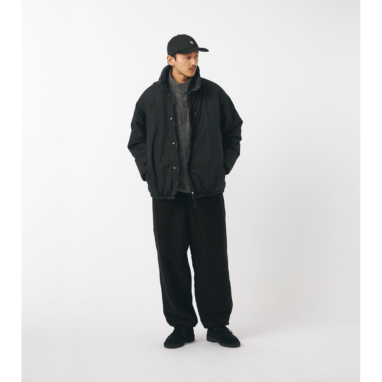 nanamica / ナナミカ | Reversible Insulation Jacket - Black | 通販