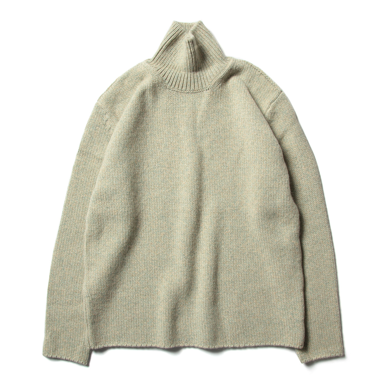AURALEE / オーラリー | CAMEL WOOL MIX KNIT TURTLE NECK P/O (メンズ