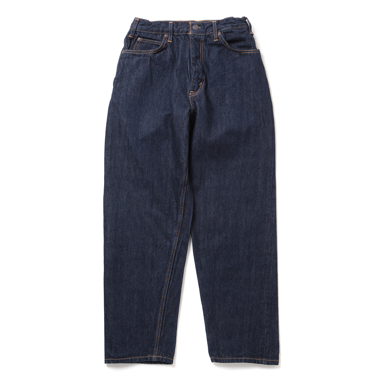 CIOTA / シオタ | Wide Tapered 5 Pocket Pants - Navy (One Wash