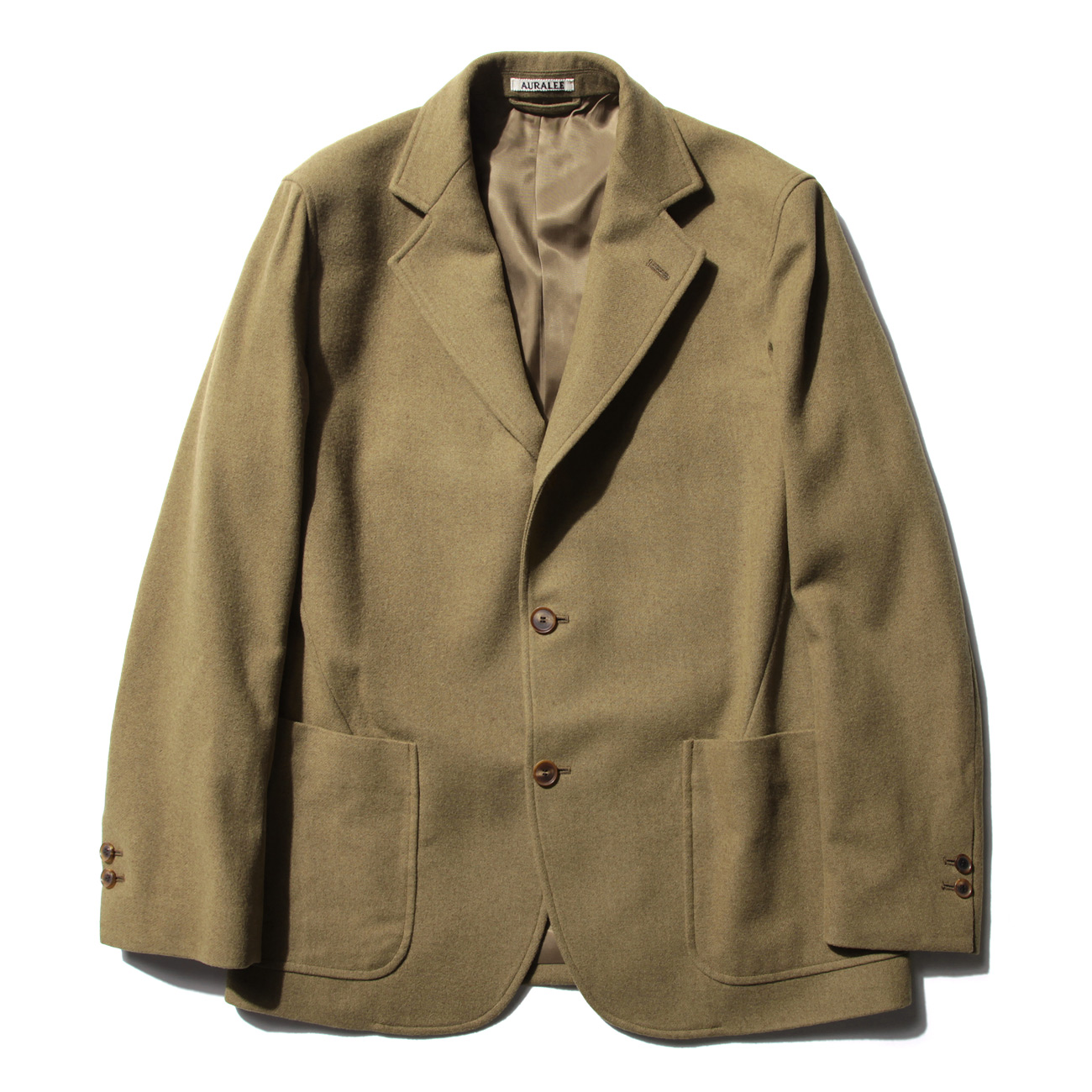 AURALEE / オーラリー | WOOL CASHMERE FLANNEL JACKET (メンズ) - Mix