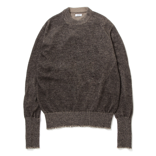 MAATEE&SONS ブラックアルパカ ひょっとこP/O SWEATER ひょっとこ” P/O