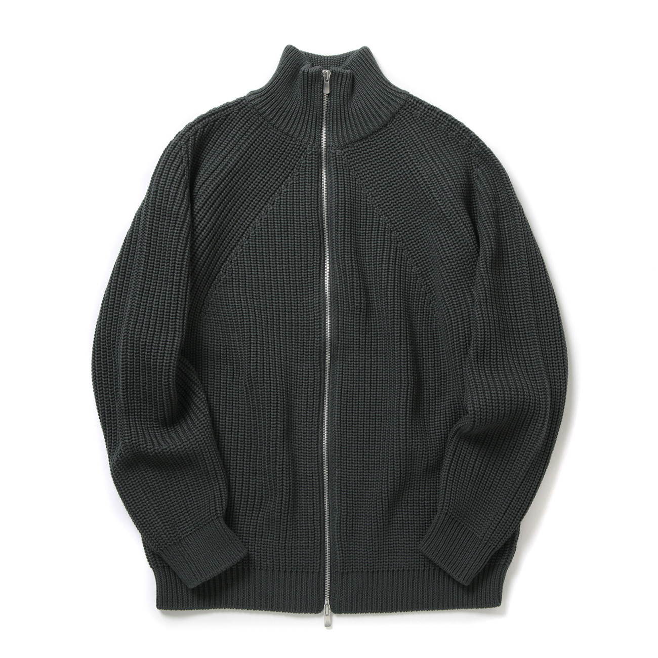 BATONER / バトナー | SIGNATURE DRIVERS KNIT (メンズ) - Charcoal