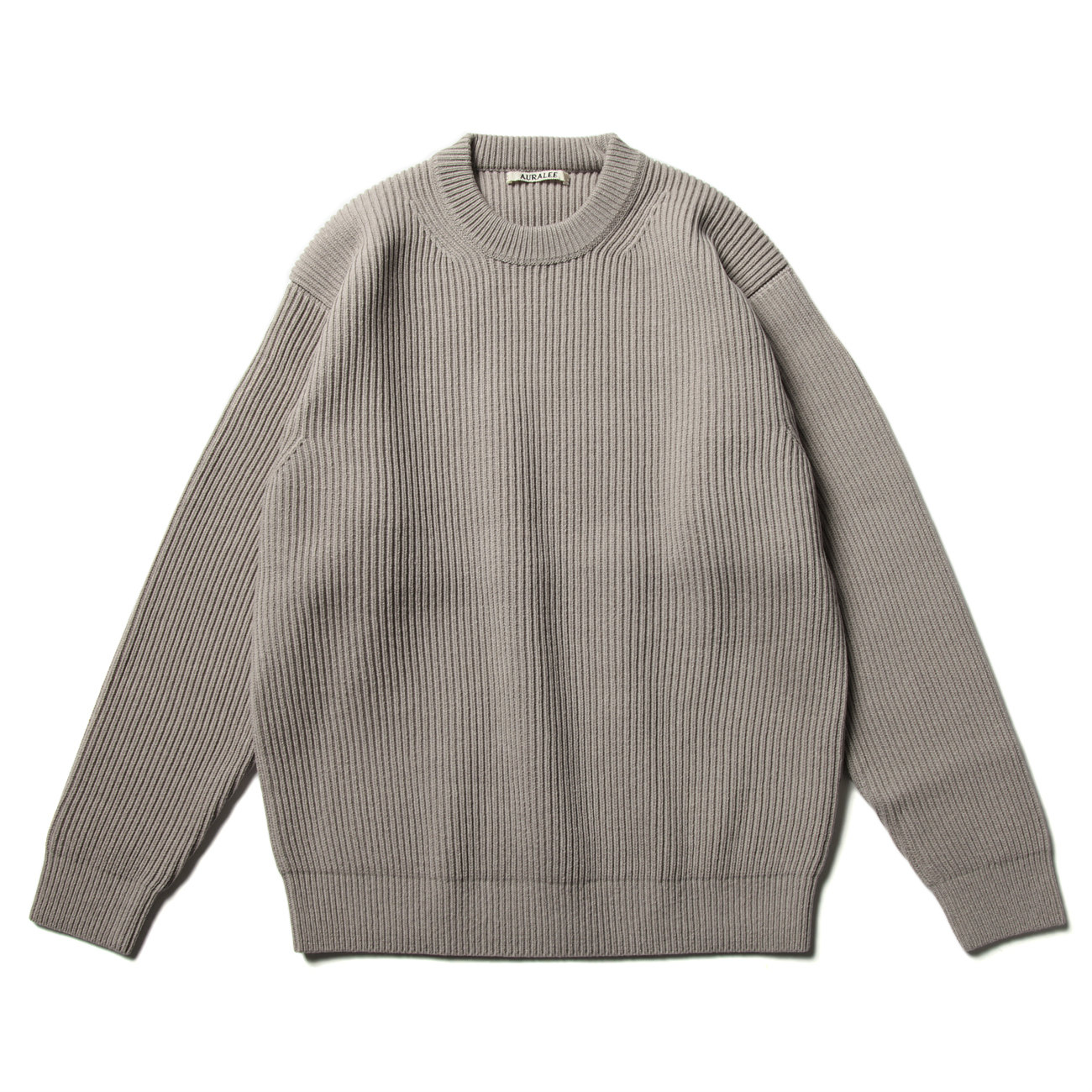 AURALEE / オーラリー | SUPER FINE WOOL RIB KNIT BIG P/O (メンズ
