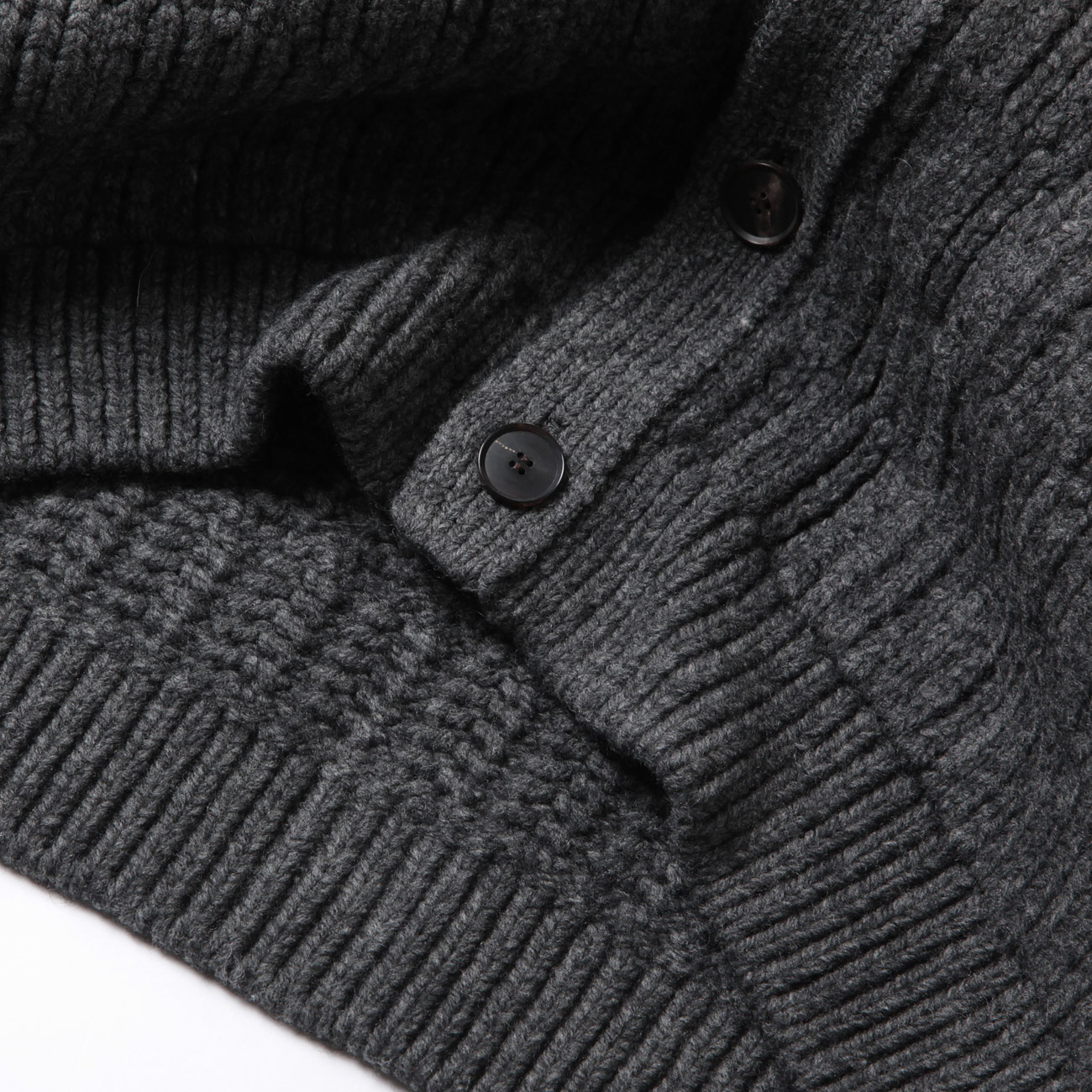 AURALEE / オーラリー | WOOL CORD RIB KNIT CARDIGAN (レディース