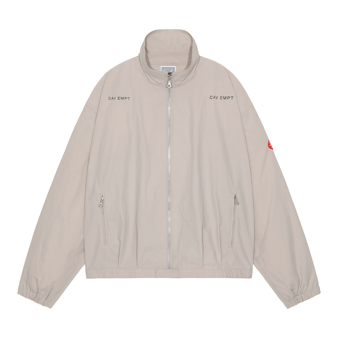 C.E / シーイー | STAND COLLAR NYLON ZIP JACKET - Beige | 通販