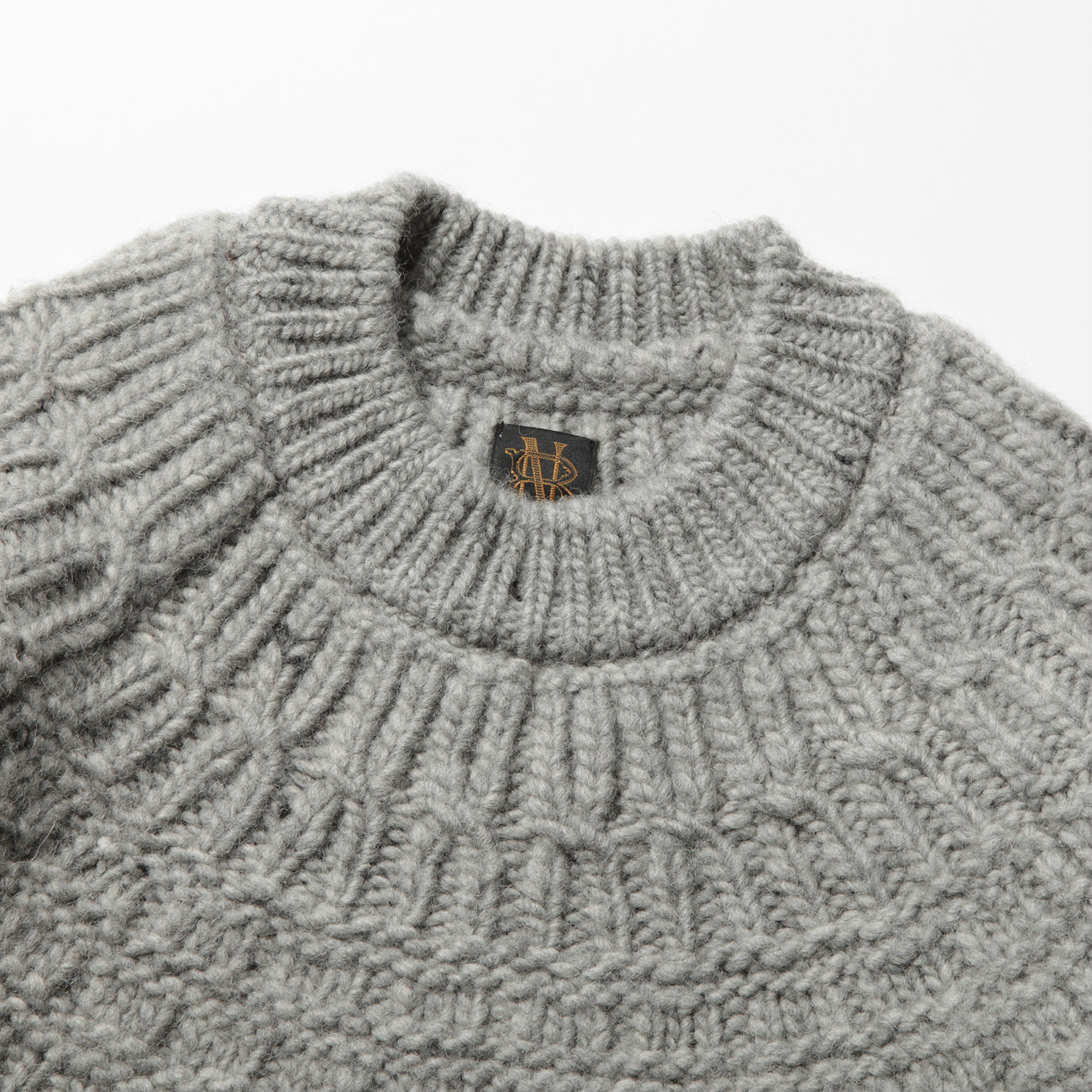 BATONER / バトナー | SPREAD ALAN CREW NECK (メンズ) - Gray | 通販