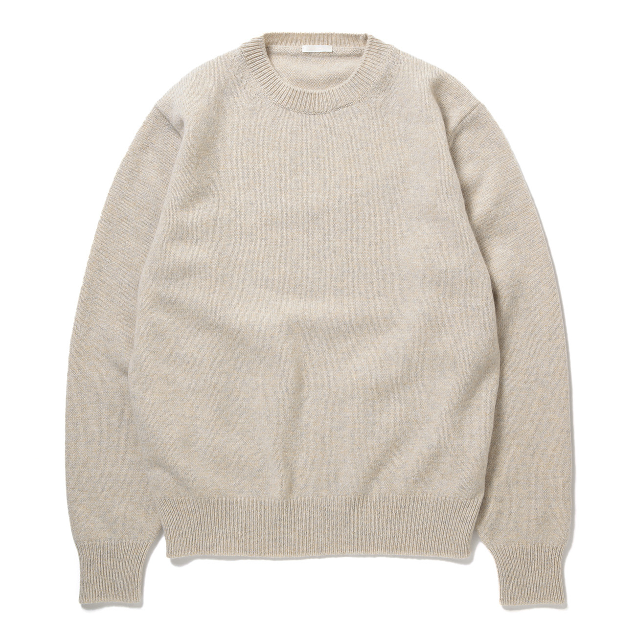 COMOLI / コモリ | ラムズウール クルーネックニット - Ecru | 通販