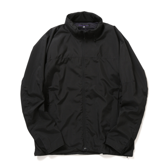 Needles / ニードルズ | Wind Jacket - Poly Brushed Taffeta - Black