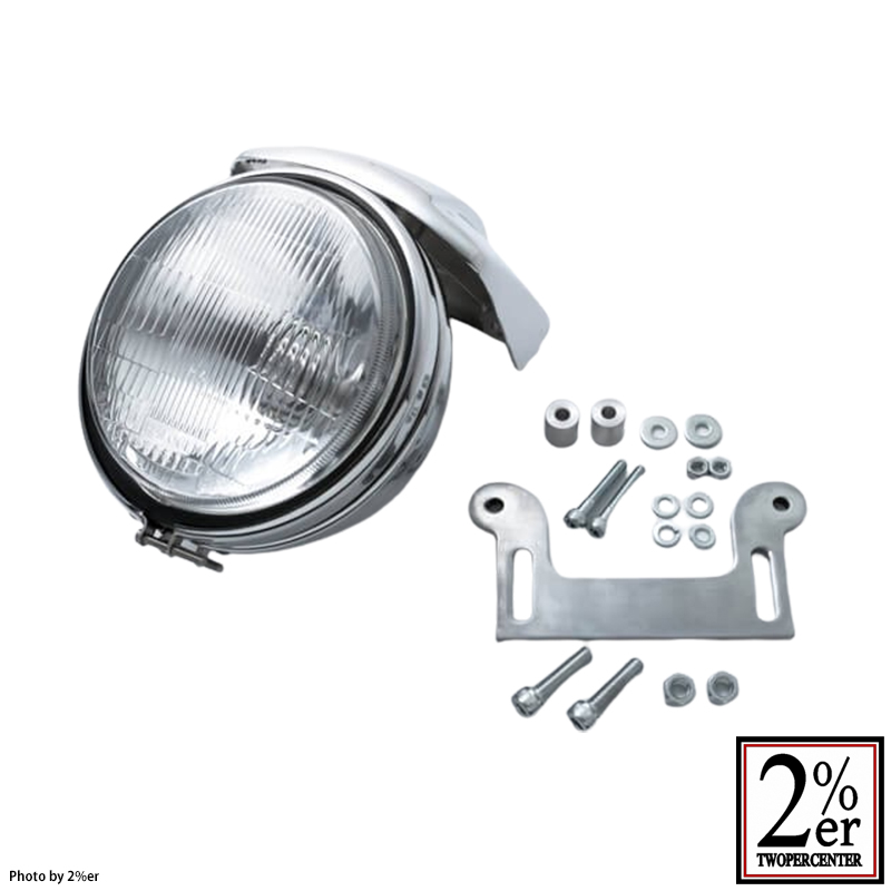 SR400/500用ボルトオン スポーツスタータイプ ヘッドライトキット 〜02