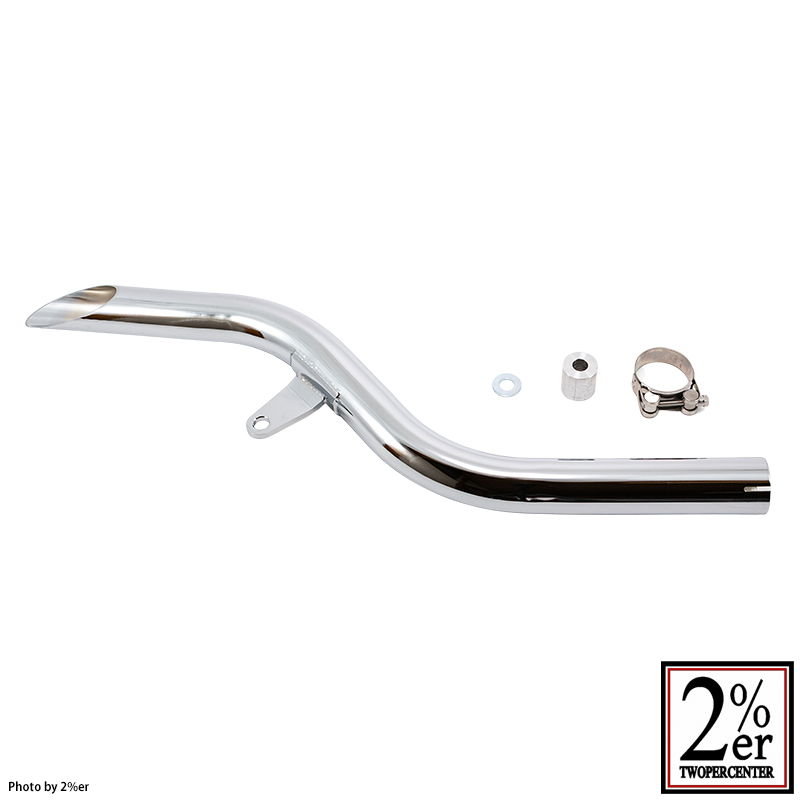 セミアップドラッグパイプマフラー スリップオン SR400/500 / 2％er