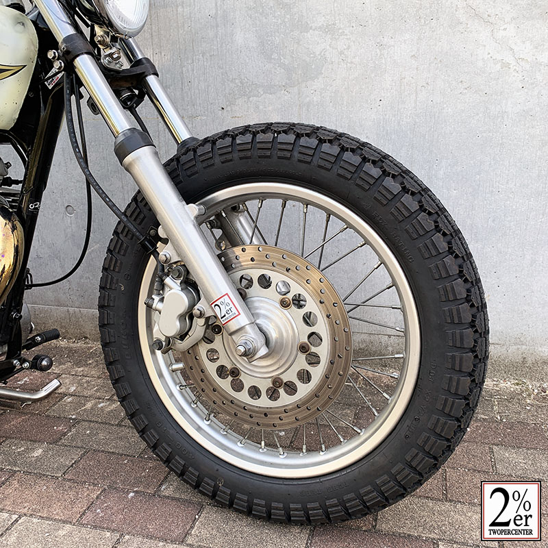 フロントディスク ハブキャップ スターバースト SR400/500 / 2％er