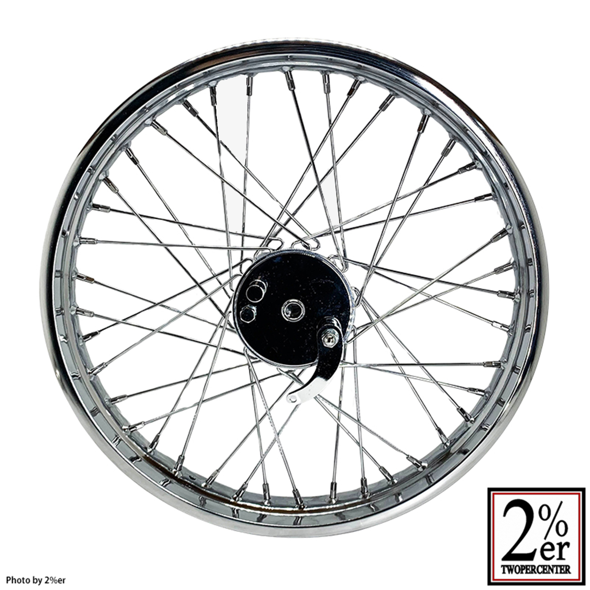 19インチ ミニドラムホイールセット 19x1.85in クローム / 2％er