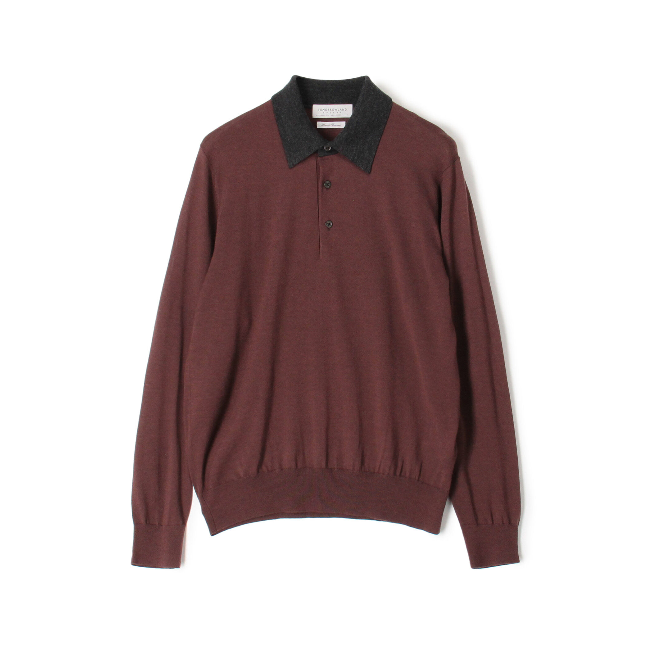 TOMORROWLAND tricot スーパーファインメリノウール ニットポロシャツ