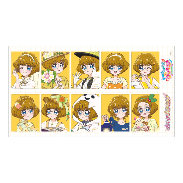 トロピカル～ジュプリキュア！】証明写真風デコレーションラベル