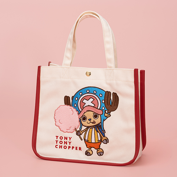 ワンピース】ONE PIECE MUGIWARA STORE HARAJUKU ワッペンミニトート